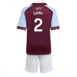 Aston Villa Matty Cash #2 Hemmaställ Barn 2025-26 Kortärmad (+ Korta byxor)